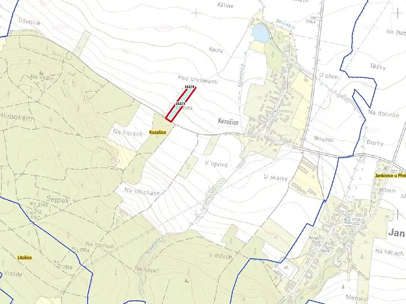 Prodej pole 6844 m², Jankovice – náhled fotky 3