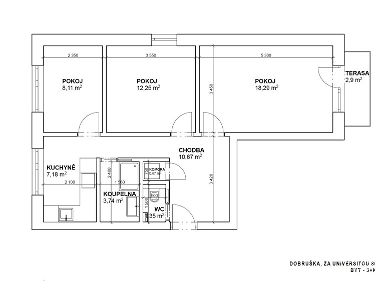 Wohnung 3+kk zur Miete, 67 m² (3 von 20)