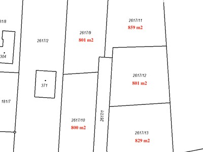 Prodej pozemku, 801 m² (3 z 9)