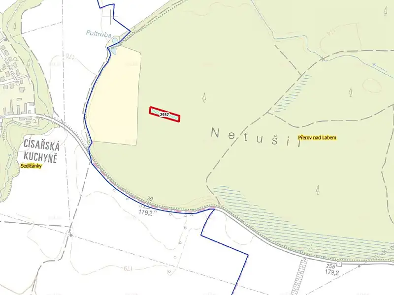 Prodej lesa 1975 m², Přerov nad Labem – náhled fotky 3