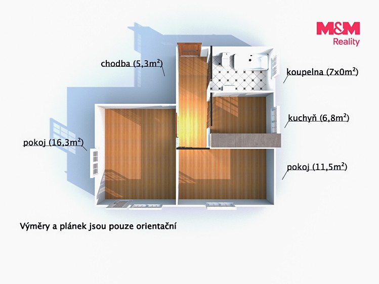 Квартира 2+1 на продаж, 45 м² (25 з 25)