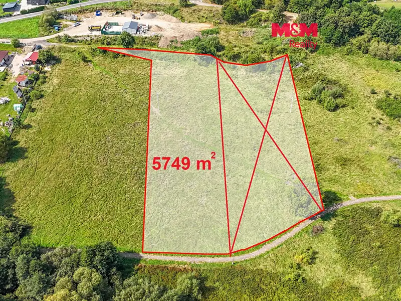 Prodej stavebního pozemku 5749 m², Citice – náhled fotky 1