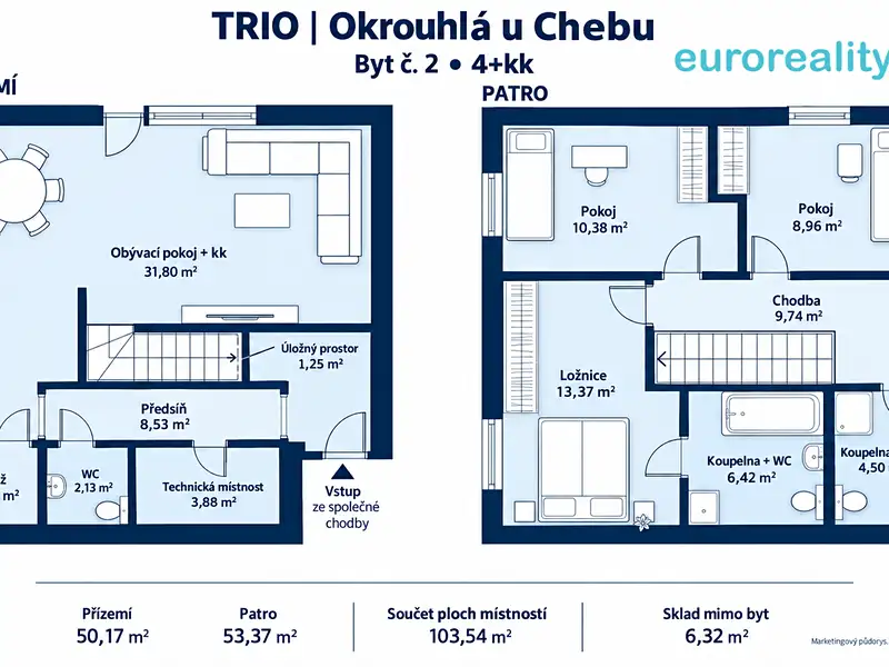 Prodej bytu 4+kk 103 m², Okrouhlá – náhled fotky 3