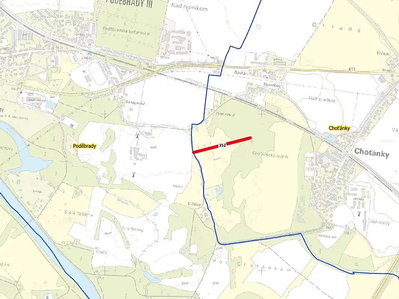Prodej pozemku 3021 m², Choťánky – náhled fotky 3