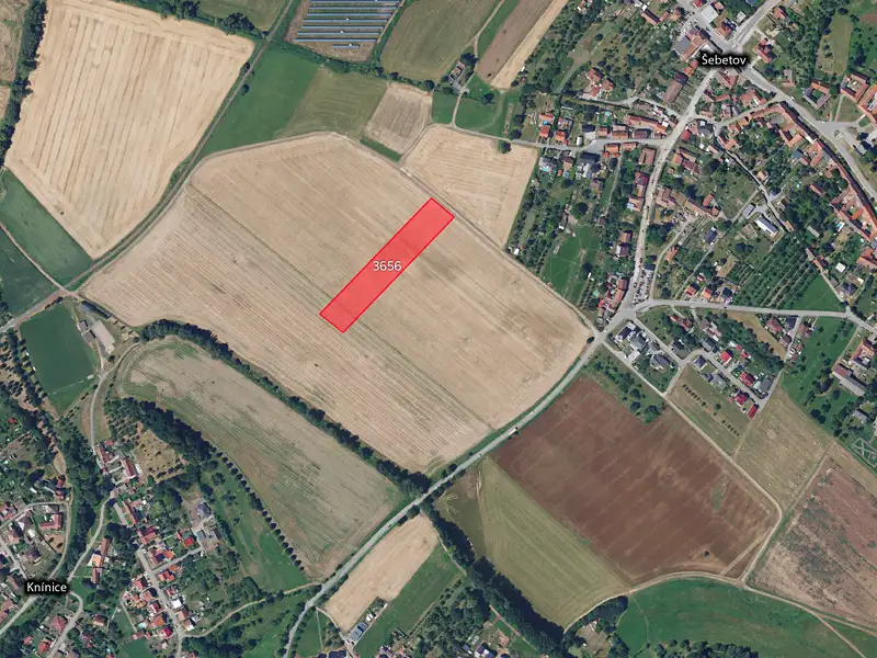 Prodej pole 8370 m², Šebetov – náhled fotky 1