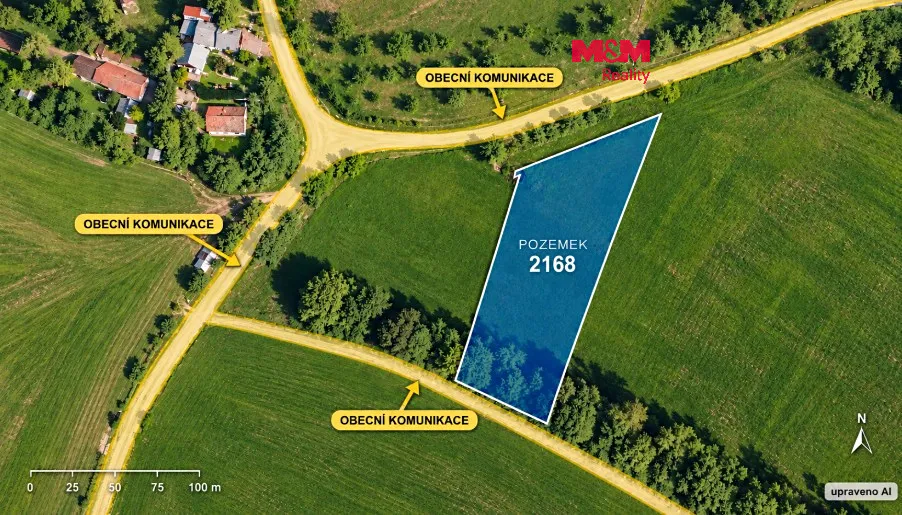 Prodej pozemku 1739 m²