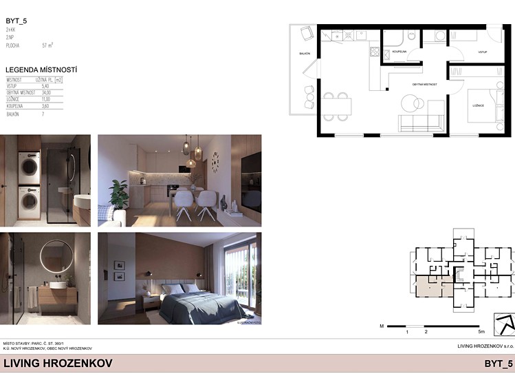 Wohnung 2+kk zum Kauf, 57 m² (2 von 11)