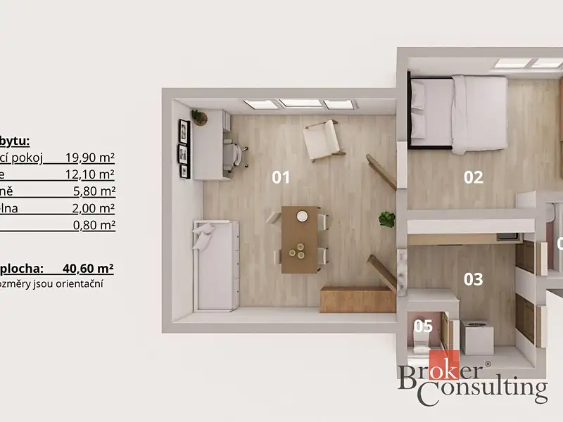 Prodej bytu 2+1 40 m², Praha – náhled fotky 2