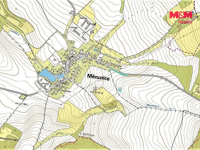 Prodej pozemku 2008 m², Měrunice – náhled fotky 2