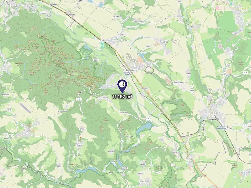 Prodej louky 11197 m², Hrubá Skála – náhled fotky 3