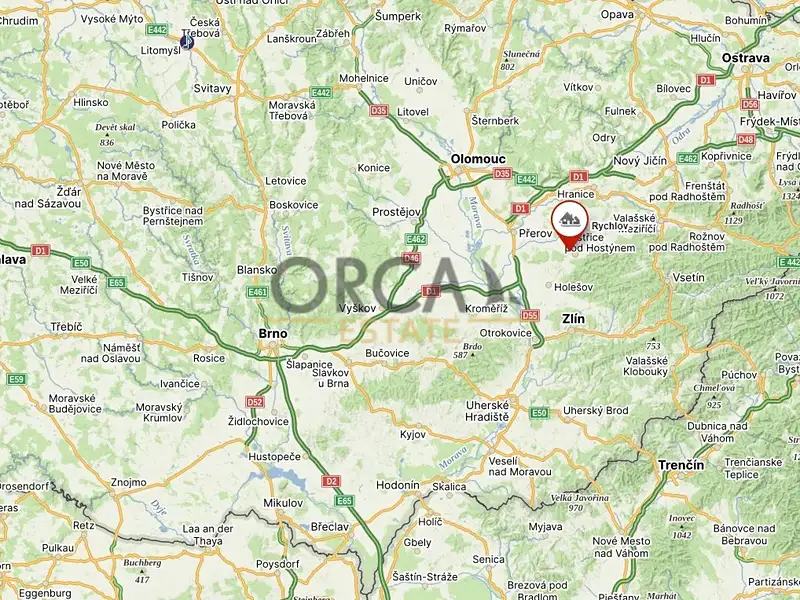 Prodej louky 1187 m², Bystřice pod Hostýnem – náhled fotky 3