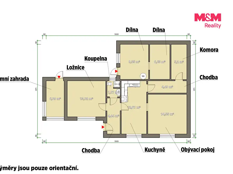 Prodej chaty 64 m², pozemek 1373 m², Čižice – náhled fotky 3