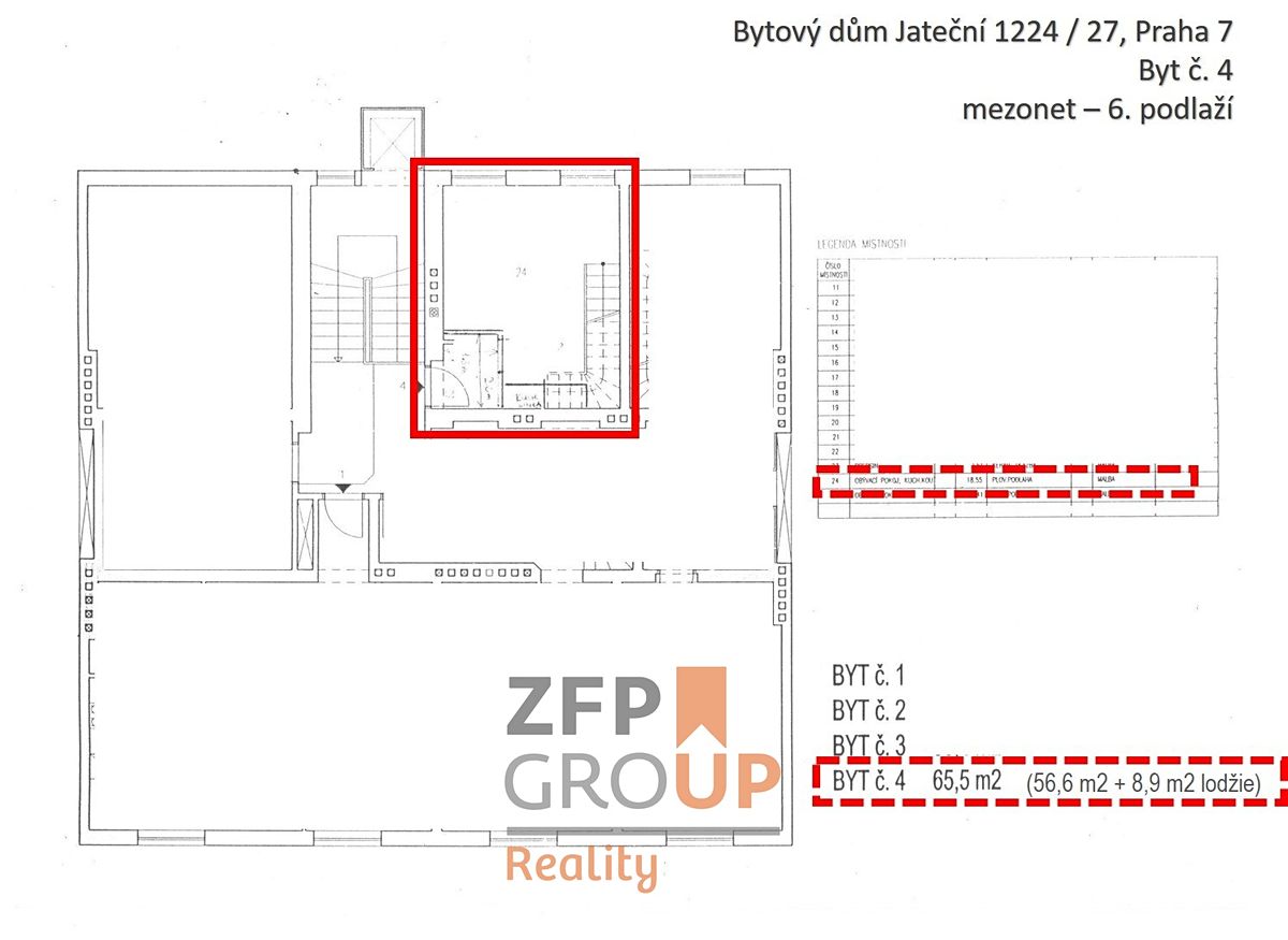 Prodej bytu 3+kk 68 m² – fotografie 5