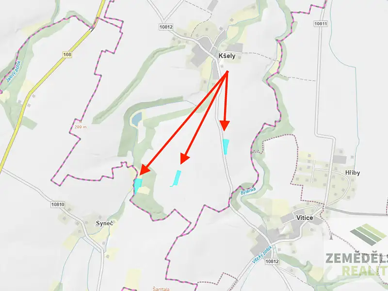 Prodej pole 36306 m², Poříčany – náhled fotky 2