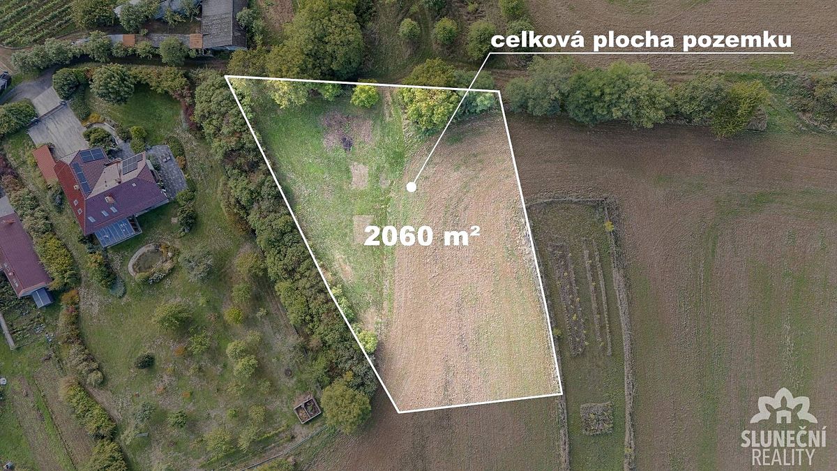 Prodej stavebního pozemku 2060 m² – fotografie 2