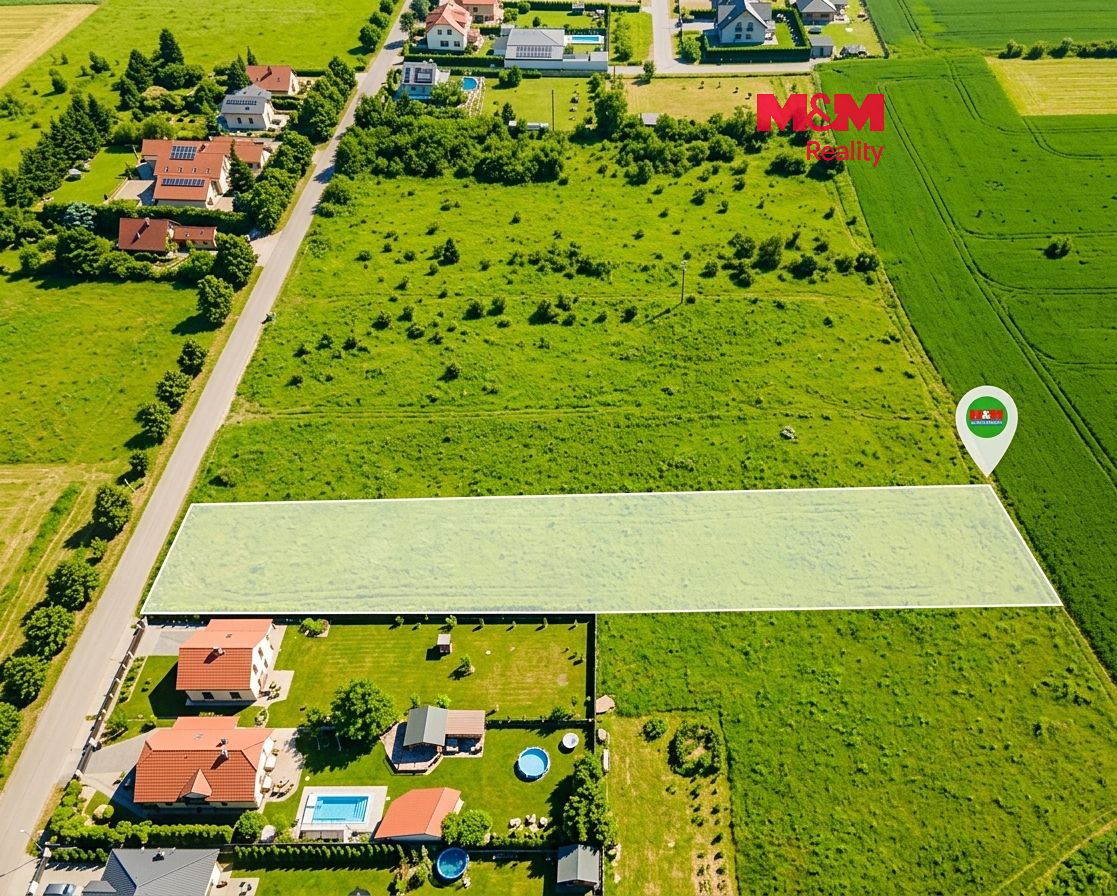 Prodej stavebního pozemku 2904 m², Vědomice – fotka 1 z 3