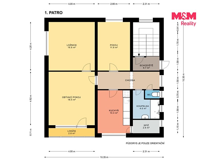 Квартира 3+1 на продаж, 69 м² (27 з 30)