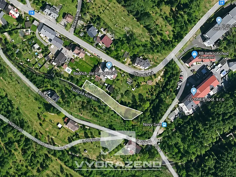 Prodej louky 912 m², Jablonec nad Nisou – náhled fotky 2