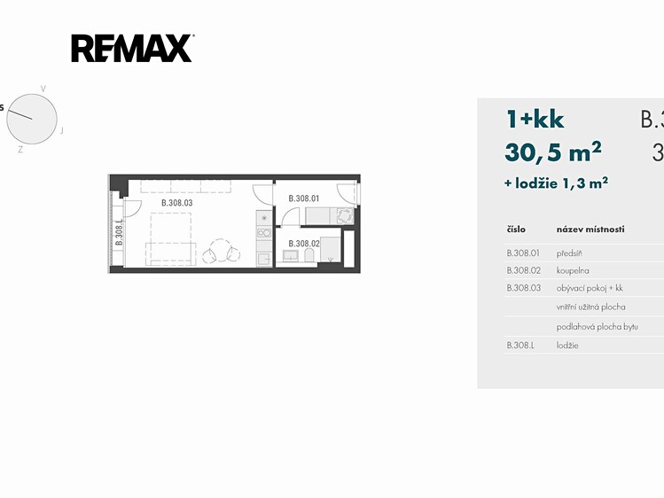 Wohnung 1+kk zur Miete, 30 m² (3 von 11)