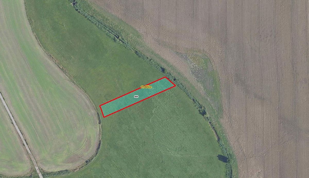 Prodej louky 1816 m², Chotěšice – fotka 1 z 3