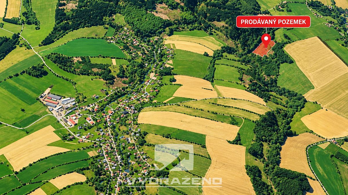 Prodej pole 2448 m², Příkrý – fotka 1 z 3