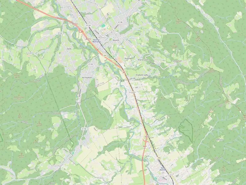 Prodej stavebního pozemku 4370 m², Hrádek – náhled fotky 3