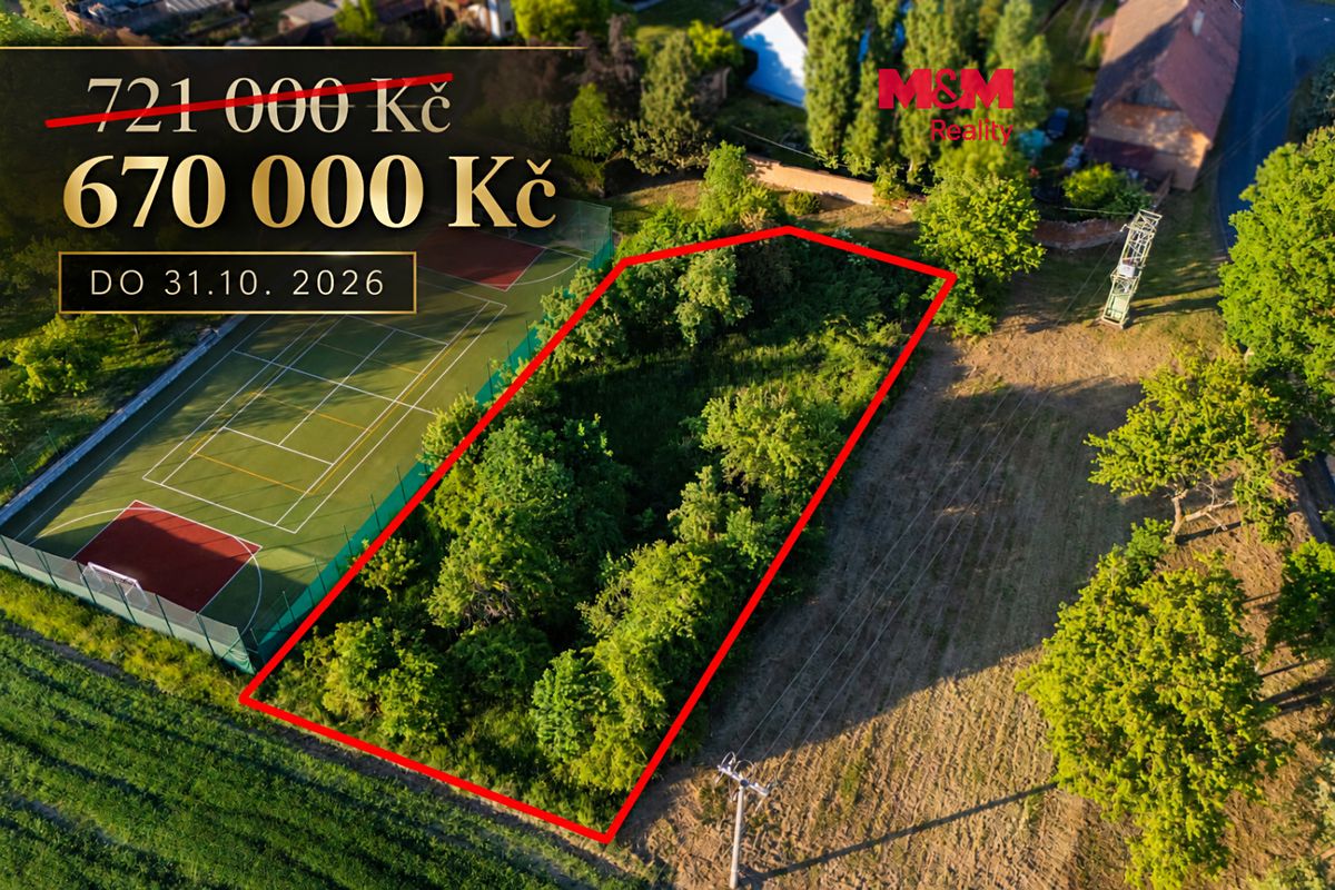 Prodej zahrady 1290 m², Velký Malahov – fotka 1 z 3