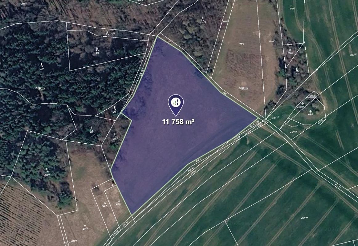 Prodej louky 11758 m², Kunštát – fotka 1 z 3