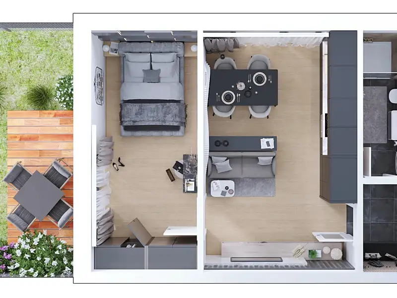Prodej bytu 2+kk 42 m², Praha – náhled fotky 3