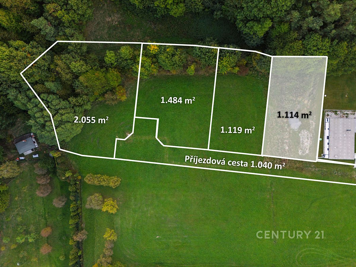 Prodej stavebního pozemku 1374 m²