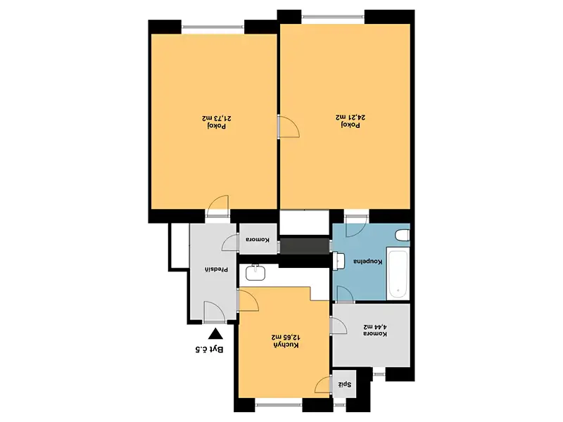 Prodej bytu 3+1 77 m², Plzeň – náhled fotky 3