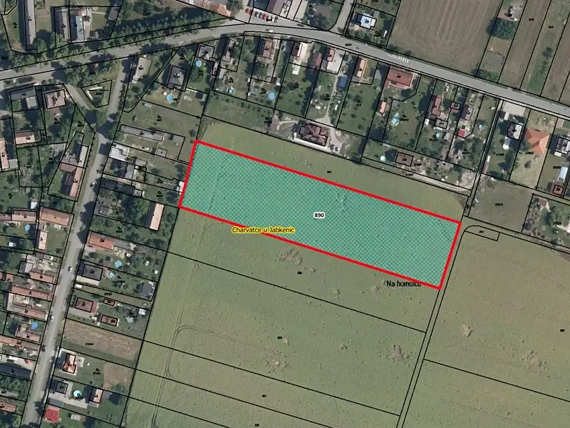Prodej pole 10812 m², Charvatce – náhled fotky 1
