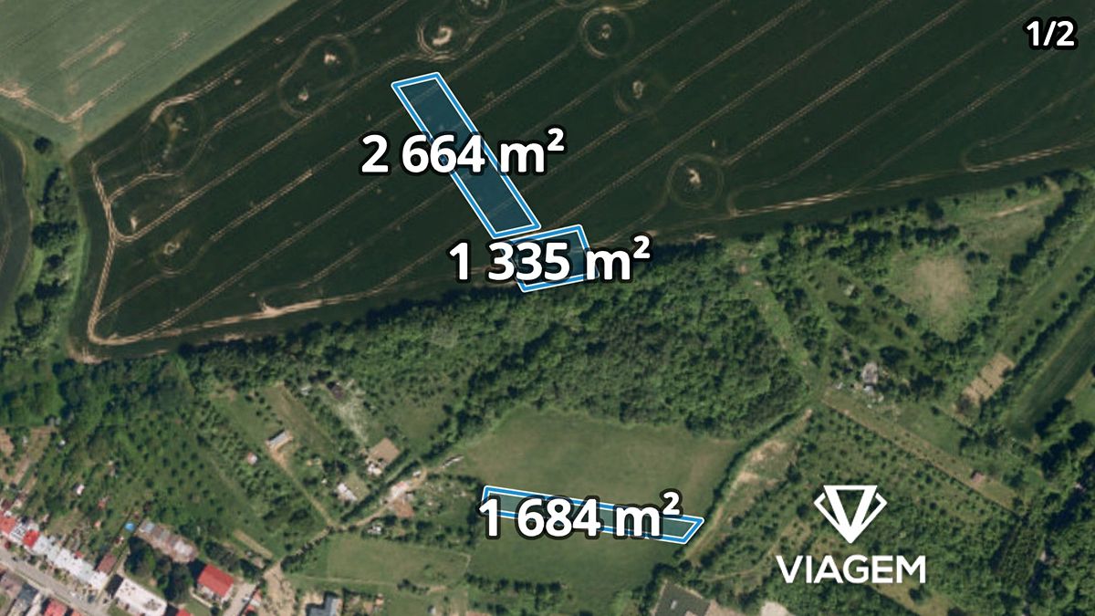 Prodej pole 5417 m², Bystřice pod Hostýnem – fotka 1 z 3