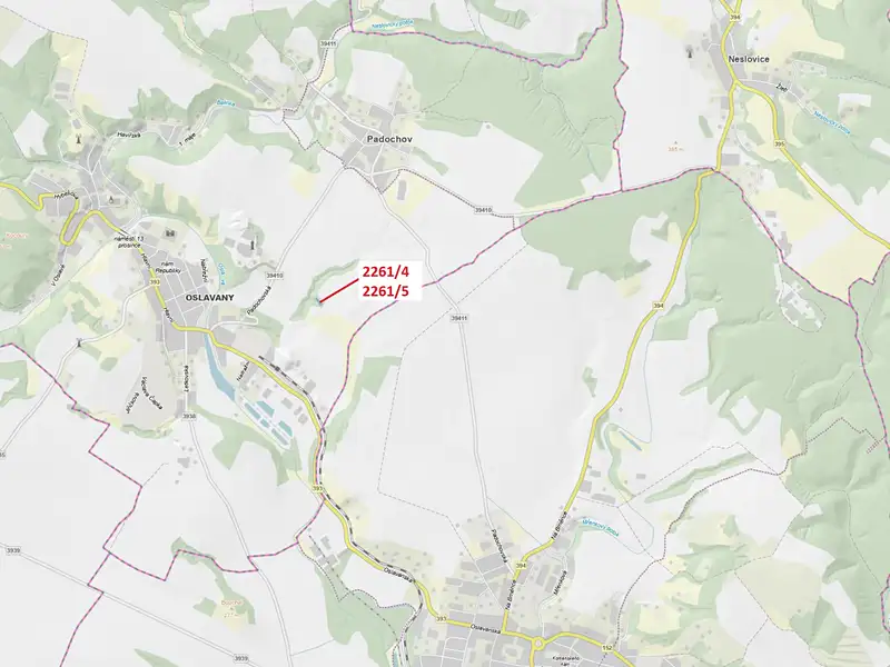 Dražba lesa 919 m², Oslavany – náhled fotky 1