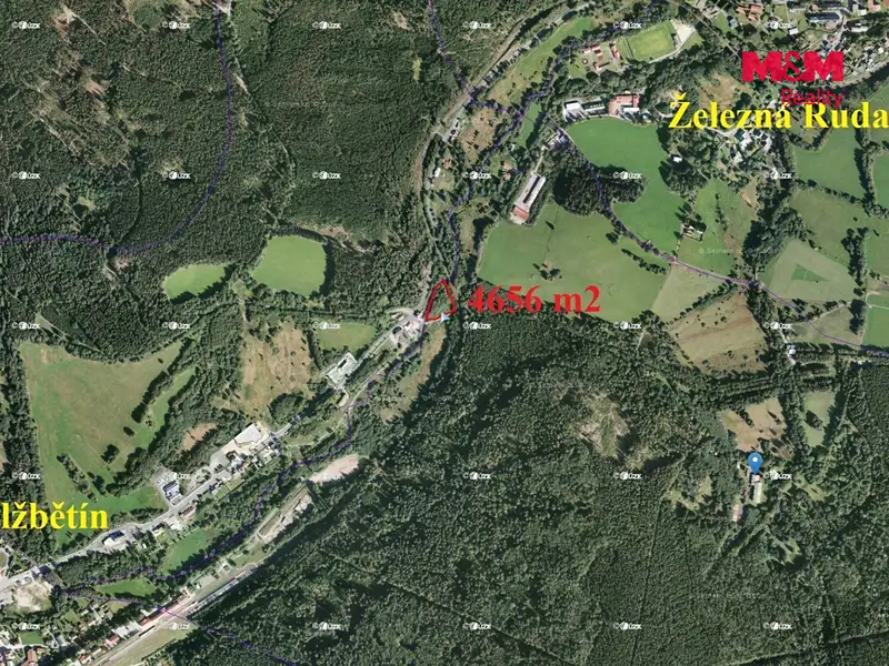 Prodej pozemku 4656 m², Železná Ruda – náhled fotky 3