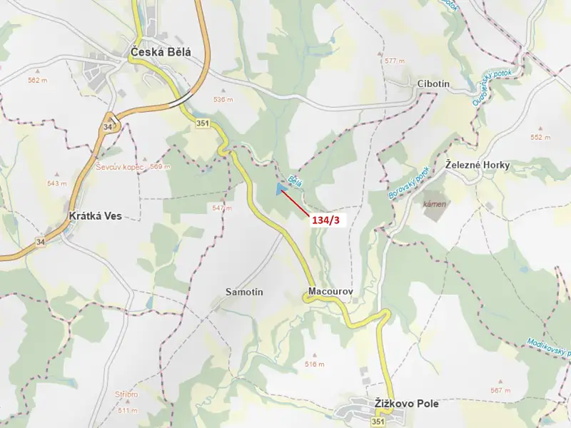 Dražba lesa 8330 m², Žižkovo Pole – náhled fotky 1