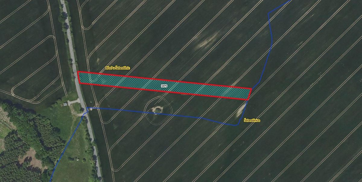 Prodej pole 6010 m², Zbýšov – fotka 1 z 3