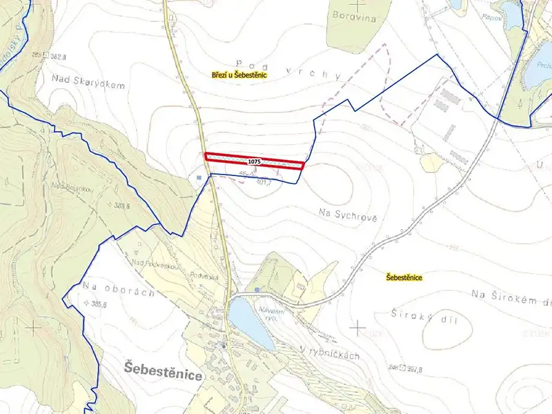 Prodej pole 6010 m², Zbýšov – náhled fotky 3