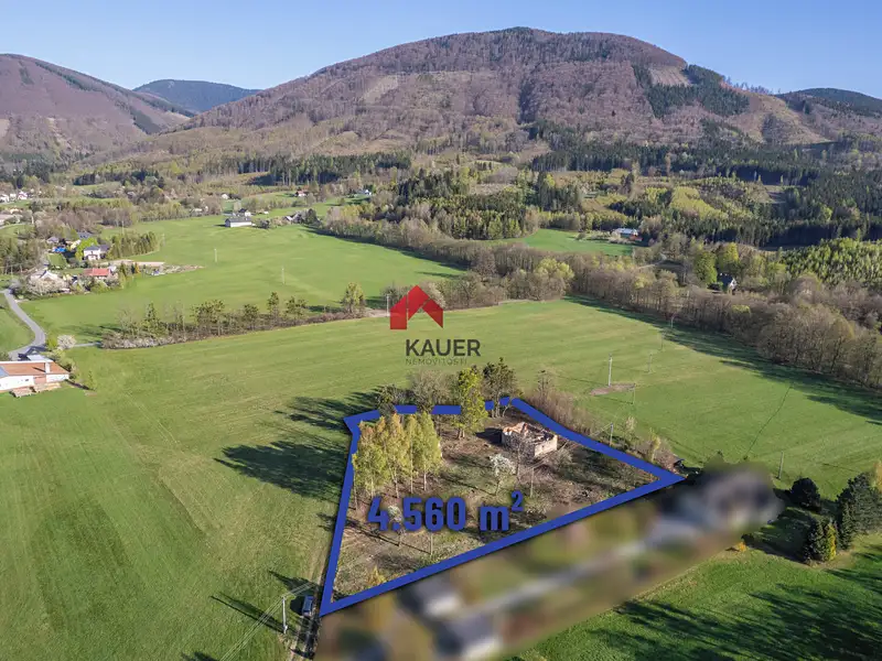 Prodej stavebního pozemku 4560 m², Trojanovice – náhled fotky 1