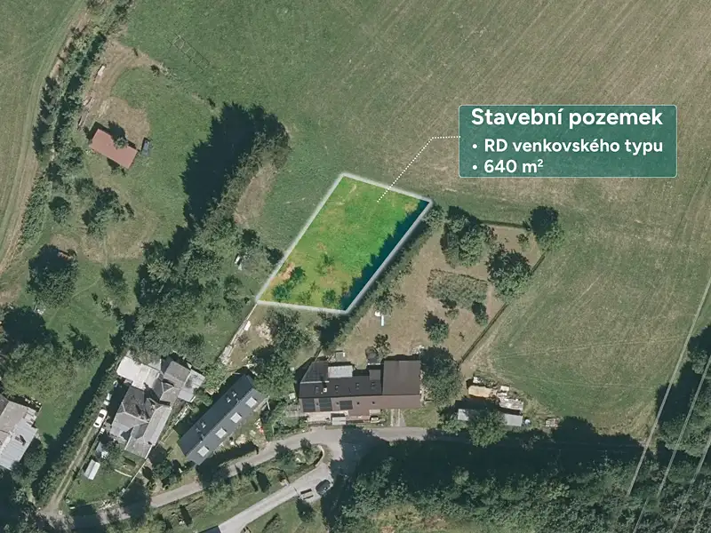 Prodej stavebního pozemku 640 m², Loučná nad Desnou – náhled fotky 1