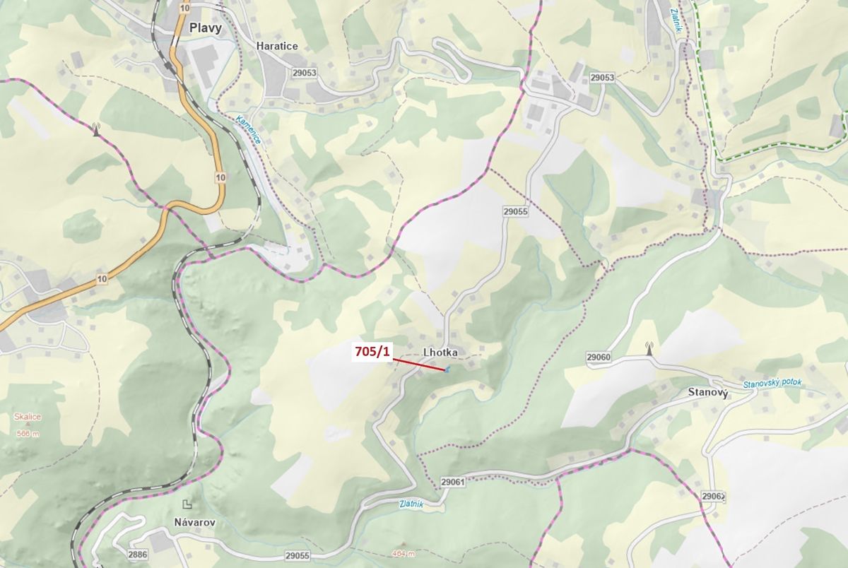 Dražba louky 438 m², Zlatá Olešnice – fotka 1 z 3