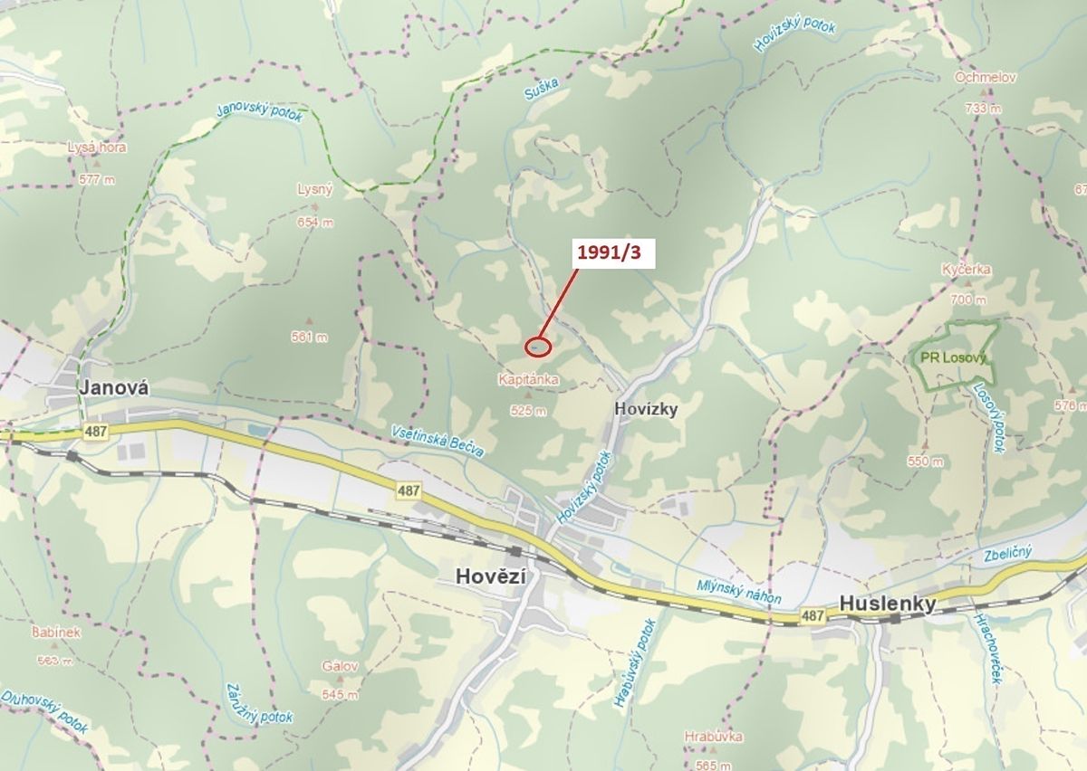 Dražba lesa 115 m², Hovězí – fotka 1 z 3