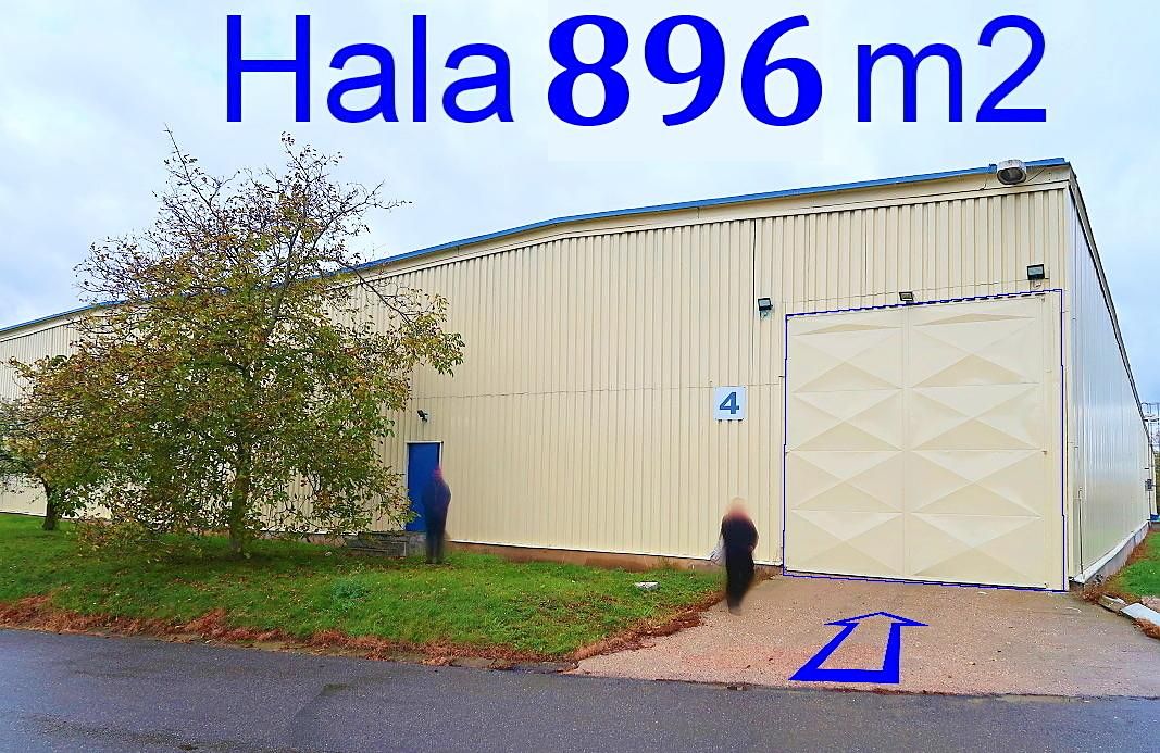 Pronájem skladového prostoru 896 m²