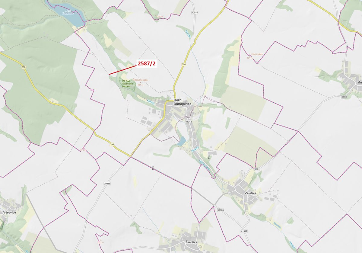 Dražba lesa 86 m², Horní Dunajovice – fotka 1 z 3