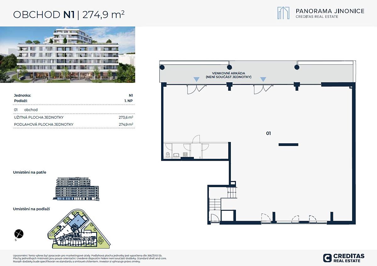 Pronájem obchodního prostoru 274 m² – fotografie 5
