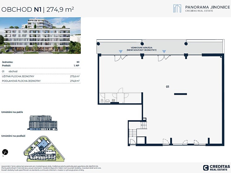 Pronájem komerčního prostoru, 274 m² (5 z 5)
