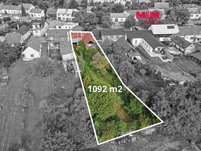 Prodej stavebního pozemku 1092 m²