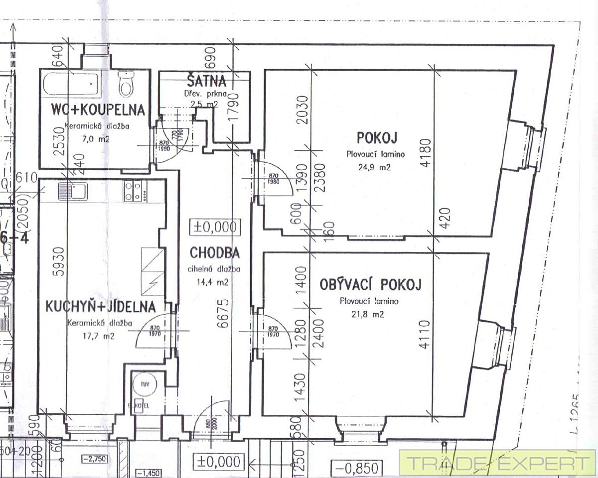 Pronájem bytu 2+1 88 m² – fotografie 5