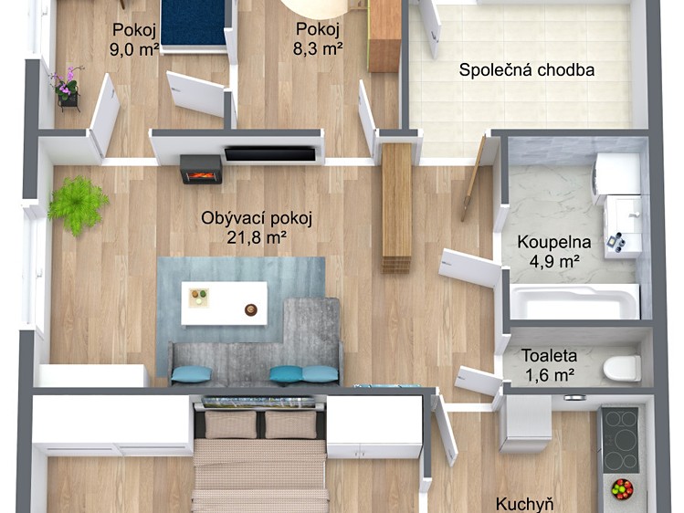 Квартира 4+1 на продаж, 74 м² (11 з 11)