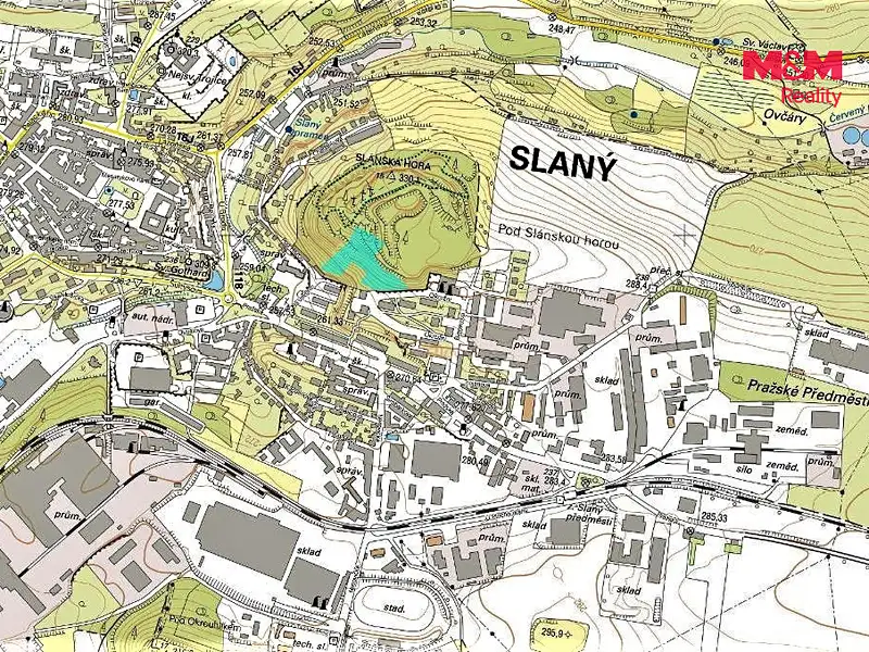 Prodej zahrady 2497 m², Slaný – náhled fotky 2